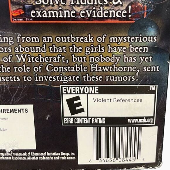 HIDDEN Mysteries: Salem Secrets Witch Trials of 1692 2010 PC Video Game - Picture 5 of 14